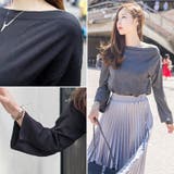 華奢なデコルテラインを演出♪オフショルダー長袖カットソー 春先行 | KawaiCat | 詳細画像2