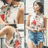 ブラウス ホルタ―ネック ノースリーブ | KawaiCat | 詳細画像2