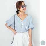 【ts19077】ブラウス レディース 半袖 | KawaiCat | 詳細画像1