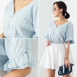 【ts19077】ブラウス レディース 半袖 | KawaiCat | 詳細画像2