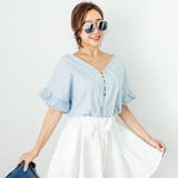 【ts19077】ブラウス レディース 半袖 | KawaiCat | 詳細画像3