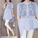 【ts20295】シャツ レディース ロングシャツ | KawaiCat | 詳細画像6 