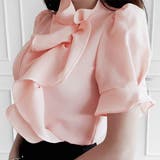 ブラウス レディース 半袖 | KawaiCat | 詳細画像15