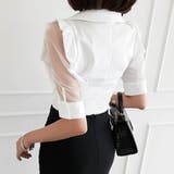 ブラウス レディース 五分袖 | KawaiCat | 詳細画像14 