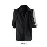 ブラウス レディース 五分袖 | KawaiCat | 詳細画像3 