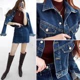 Gジャン レディース デニム | KawaiCat | 詳細画像12