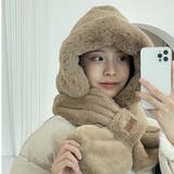 マフラー帽子 レディース フェイクファー | KawaiCat | 詳細画像10