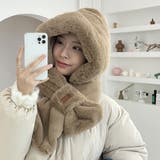 マフラー帽子 レディース フェイクファー | KawaiCat | 詳細画像7