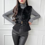 ベスト レディース 天然ファー | KawaiCat | 詳細画像16 