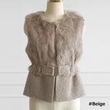 ベスト レディース 天然ファー | KawaiCat | 詳細画像19 