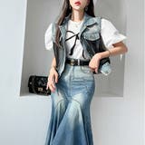 ベスト レディース デニム | KawaiCat | 詳細画像7 