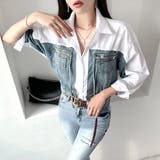 シャツ レディース デニム | KawaiCat | 詳細画像3 