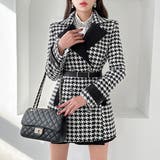 コート レディース 千鳥格子 | KawaiCat | 詳細画像3