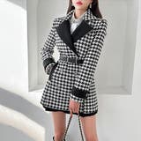 コート レディース 千鳥格子 | KawaiCat | 詳細画像6