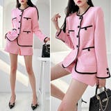 セットアップ レディース ツイード | KawaiCat | 詳細画像4 