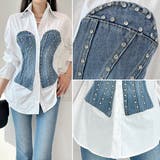 シャツ レディース デニム | KawaiCat | 詳細画像3 