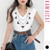 トップス レディース Tシャツ | KawaiCat | 詳細画像1