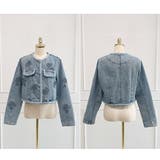 デニムジャケット ブルゾン レディース | KawaiCat | 詳細画像14