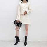 セットアップ レディース ツイード | KawaiCat | 詳細画像4 