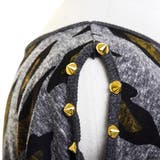 【C style】【ts7850】個性的なゆるカジアイテム ゴールドスタッズ装飾… | KawaiCat | 詳細画像5 