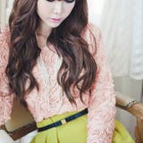 ワンピースやスカートのワンポイントとして使える細いデザインの革リボンベルト | KawaiCat | 詳細画像2 