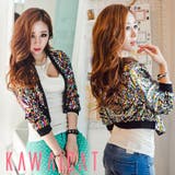 キラキラ目を引くスパンコールでインパクト大◎高級感漂うカラースパンコールショート… | KawaiCat | 詳細画像1