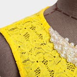 【ts8537】フラワーレース×真珠装飾で高級感溢れる上品な1枚 真珠装飾ネック… | KawaiCat | 詳細画像5 