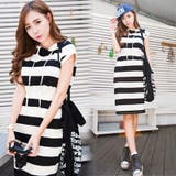 ラフな雰囲気で着こなしやすいカジュアルアイテム♪バンディングフード付きボーダーノ… | KawaiCat | 詳細画像2