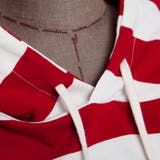 ラフな雰囲気で着こなしやすいカジュアルアイテム♪バンディングフード付きボーダーノ… | KawaiCat | 詳細画像5