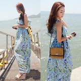 エアリー感漂う上品なシフォンで大人っぽく着こなせるウエストバンディング胸元フリル… | KawaiCat | 詳細画像2