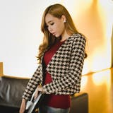 【jk9879】ワンピースにもパンツにもマッチするショート丈デザイン 千鳥柄ノー… | KawaiCat | 詳細画像3