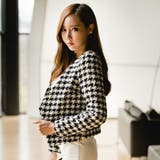 【jk9879】ワンピースにもパンツにもマッチするショート丈デザイン 千鳥柄ノー… | KawaiCat | 詳細画像5