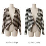 【jk9879】ワンピースにもパンツにもマッチするショート丈デザイン 千鳥柄ノー… | KawaiCat | 詳細画像7