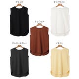 ノースリーブ トップス カットソー コットン 天竺 ワキ見え防止 | K-city | 詳細画像2
