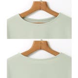 カットソー Tシャツ 長袖 トップス レディース リップル パールボタン | K-city | 詳細画像4