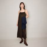 シアーベロアダブルストラップキャミドレス≪手洗い可能≫ | QUEENS COURT | 詳細画像7 