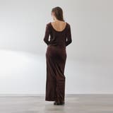 ベロアバックシャンワンピース≪手洗い可能≫ | QUEENS COURT | 詳細画像2