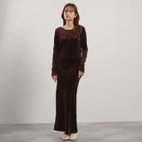 ベロアバックシャンワンピース≪手洗い可能≫ | QUEENS COURT | 詳細画像3