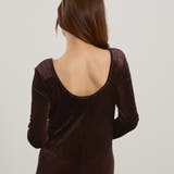 ベロアバックシャンワンピース≪手洗い可能≫ | QUEENS COURT | 詳細画像6