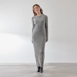 ポロカラーリブニットワンピース≪手洗い可能≫ | QUEENS COURT | 詳細画像3