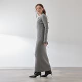 ポロカラーリブニットワンピース≪手洗い可能≫ | QUEENS COURT | 詳細画像4