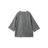 ツィード調ハウンドトゥースノーカラーコート≪手洗い可能≫ | QUEENS COURT | 詳細画像11 