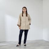 ツィード調ハウンドトゥースノーカラーコート≪手洗い可能≫ | QUEENS COURT | 詳細画像7 