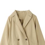 スウェードライクピーチガウントレンチコート | QUEENS COURT | 詳細画像3