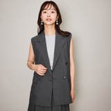 ハイツイストクロスジレベスト≪手洗い可能≫ | QUEENS COURT | 詳細画像1 