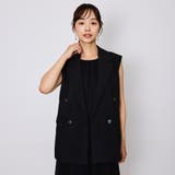 ハイツイストクロスジレベスト≪手洗い可能≫ | QUEENS COURT | 詳細画像12 