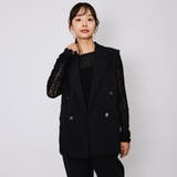 ハイツイストクロスジレベスト≪手洗い可能≫ | QUEENS COURT | 詳細画像14 