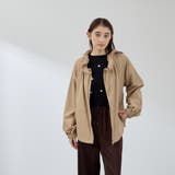 2WAYサーブルクロスフリルネックブルゾン | QUEENS COURT | 詳細画像2 