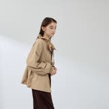 2WAYサーブルクロスフリルネックブルゾン | QUEENS COURT | 詳細画像3 