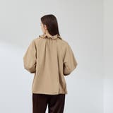 2WAYサーブルクロスフリルネックブルゾン | QUEENS COURT | 詳細画像4 